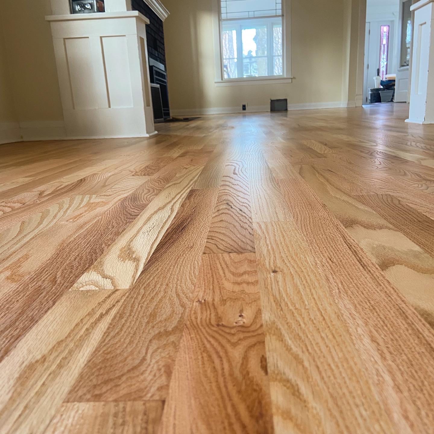 Custom hardwood floor project by Integrity Hardwood LLC, North Idaho
