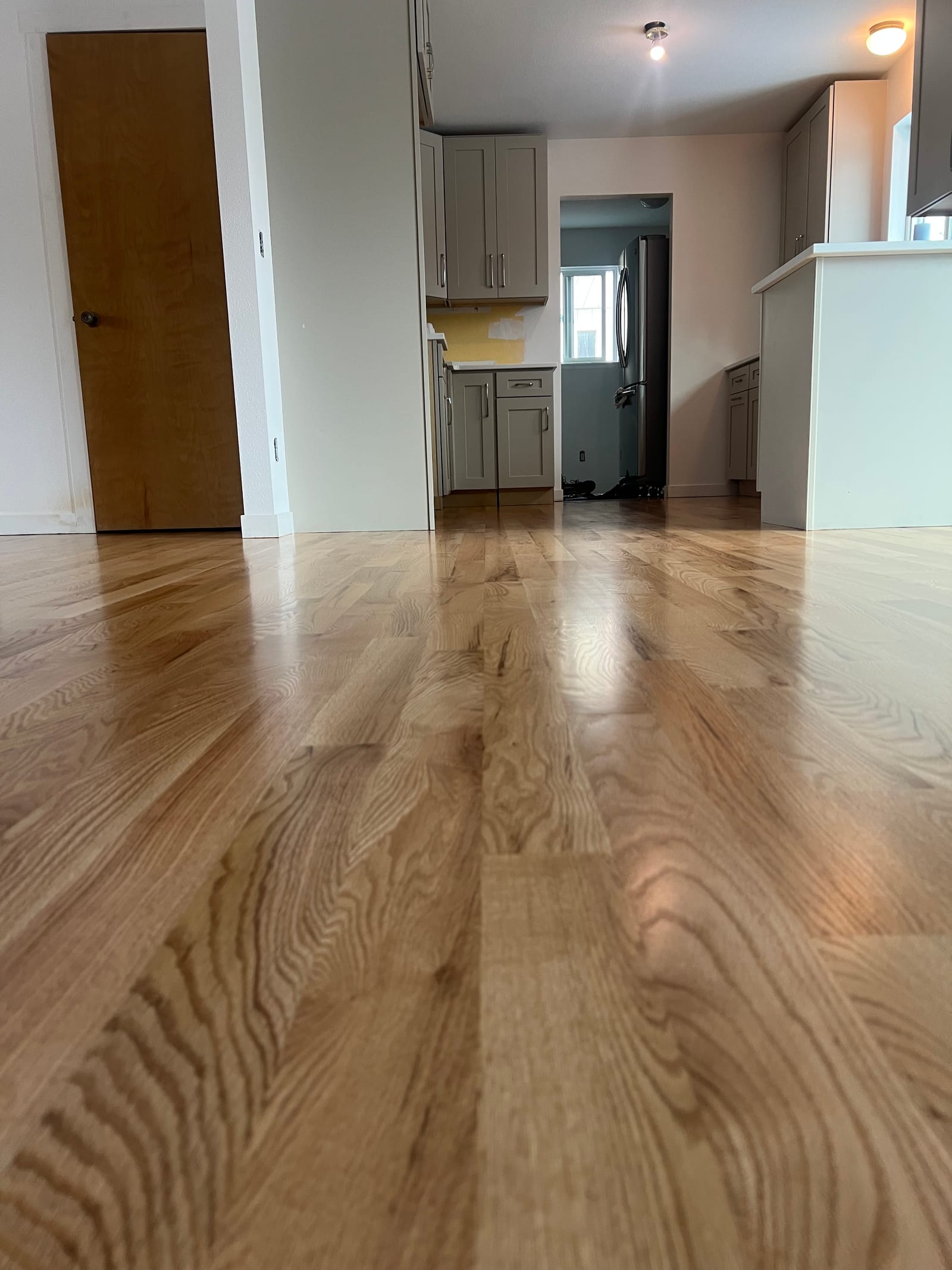 Custom hardwood floor project by Integrity Hardwood LLC, Rathdrum, Idaho