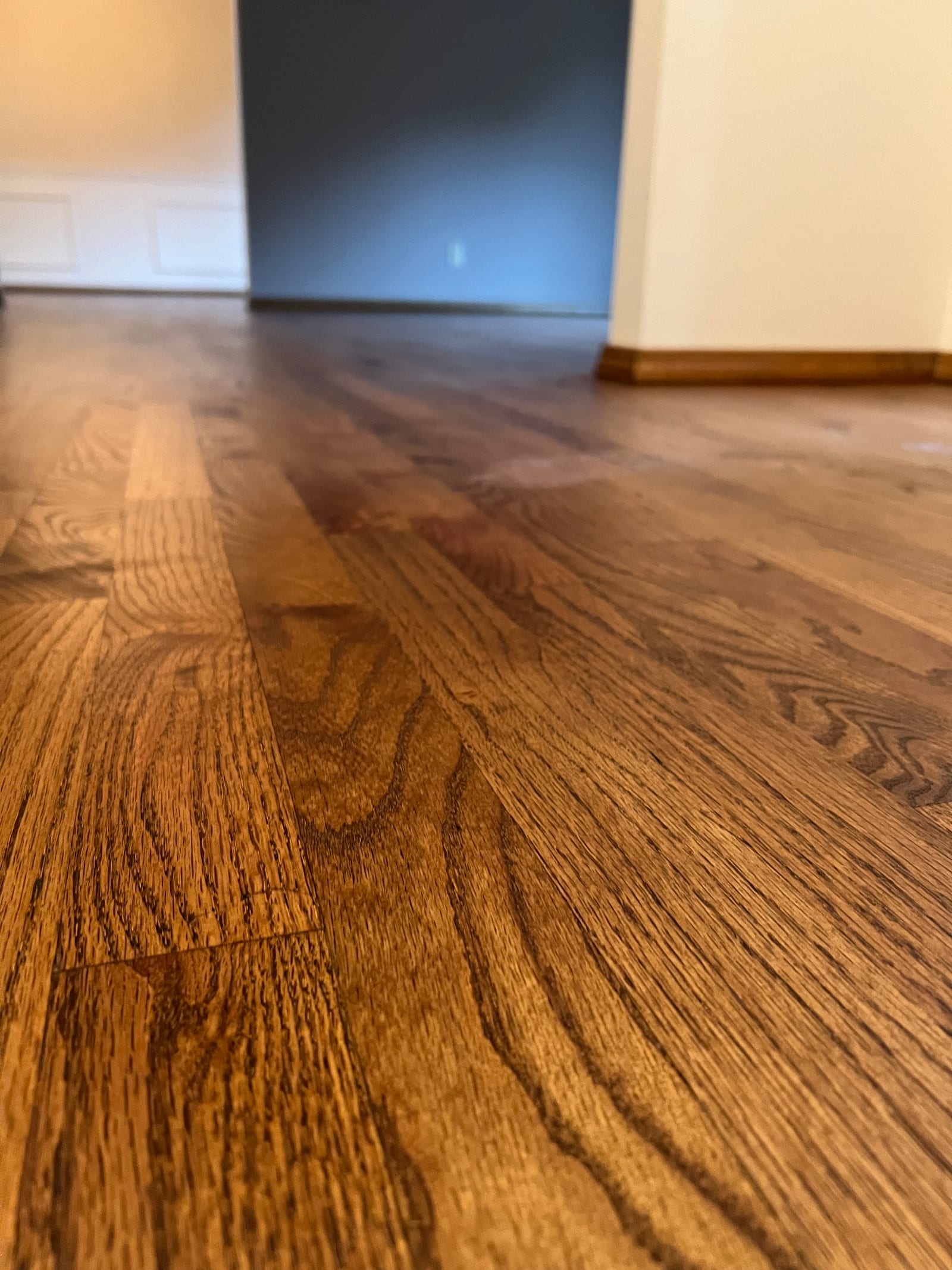 Custom hardwood floor project by Integrity Hardwood LLC, Coeur d’Alene, Idaho