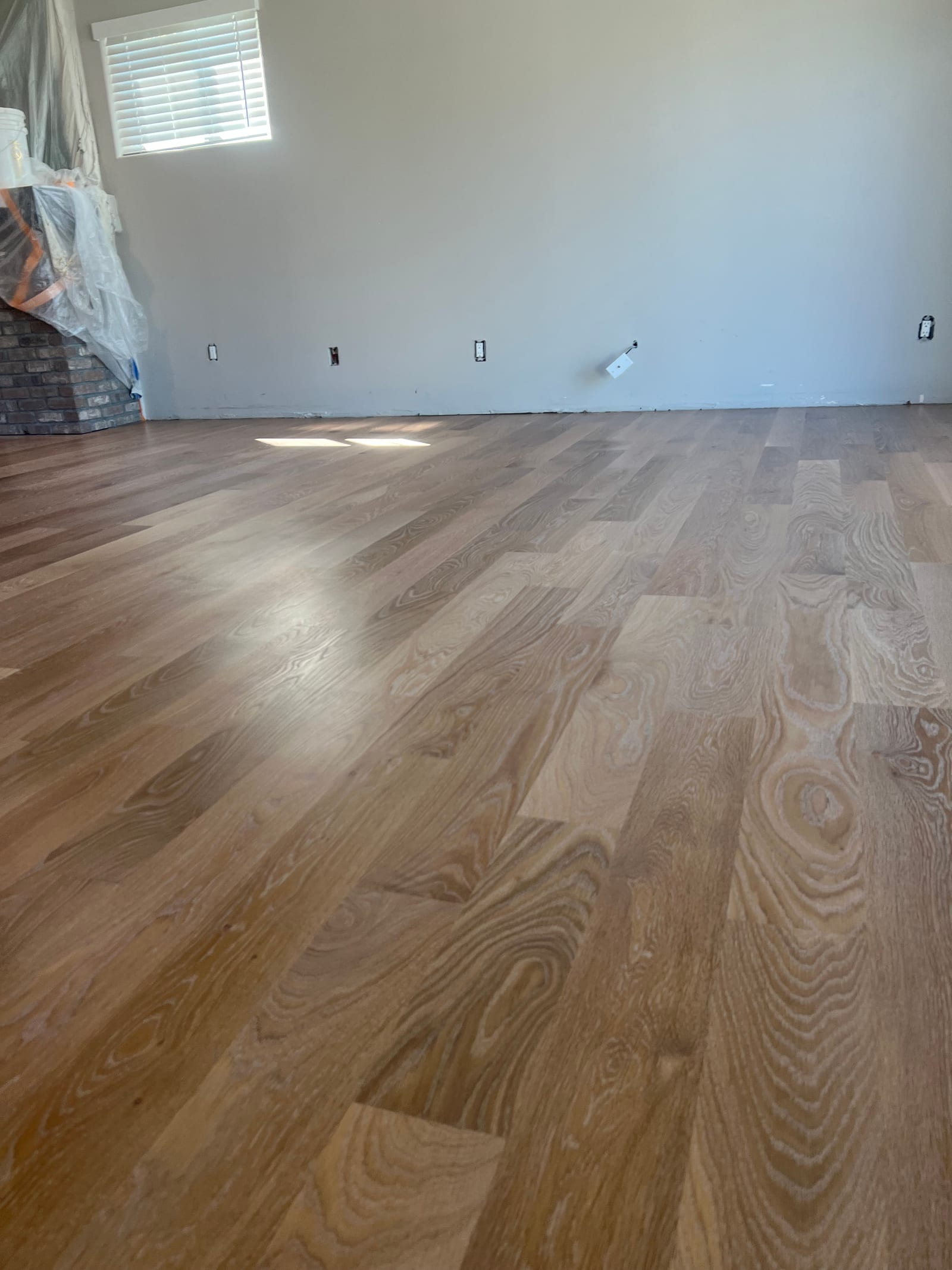 Custom hardwood floor project by Integrity Hardwood LLC, Rathdrum, Idaho