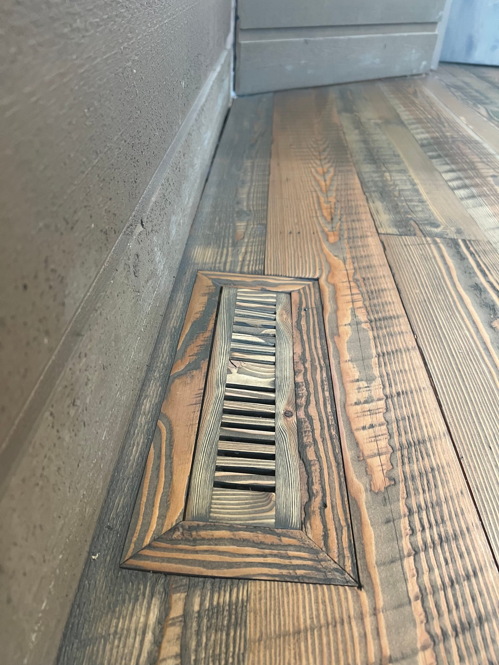 Custom hardwood floor project by Integrity Hardwood LLC, Hayden, Idaho