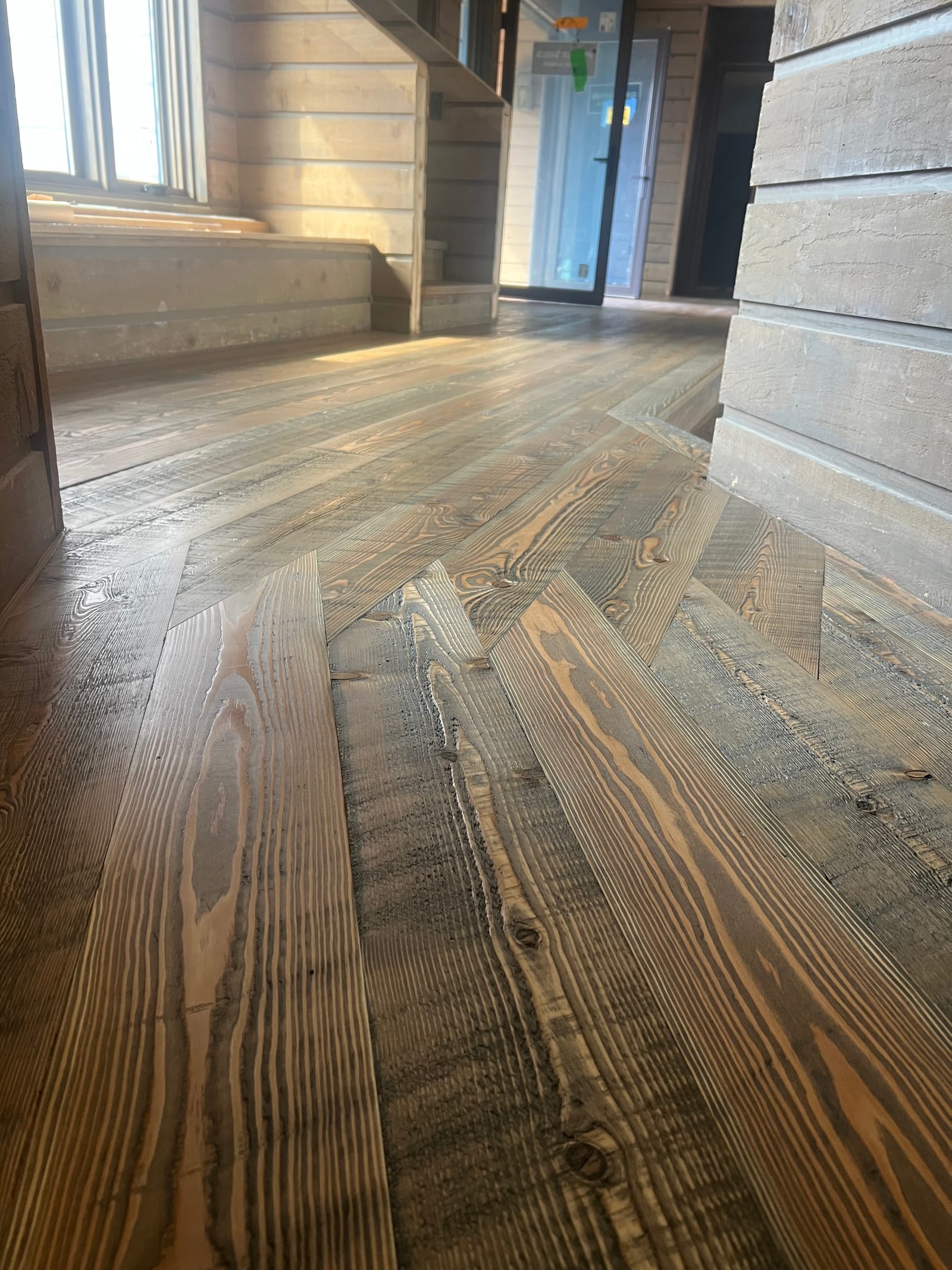Custom hardwood floor project by Integrity Hardwood LLC, Post Falls, Idaho