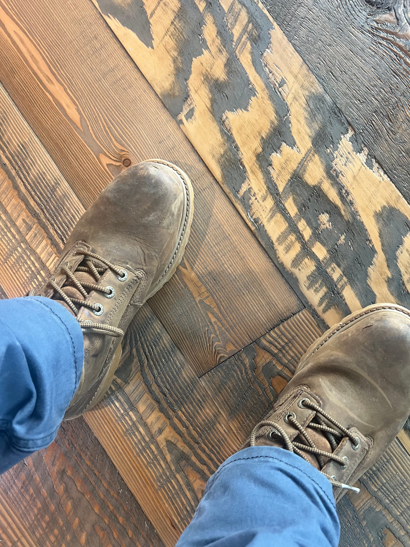 Custom hardwood floor project by Integrity Hardwood LLC, Rathdrum, Idaho