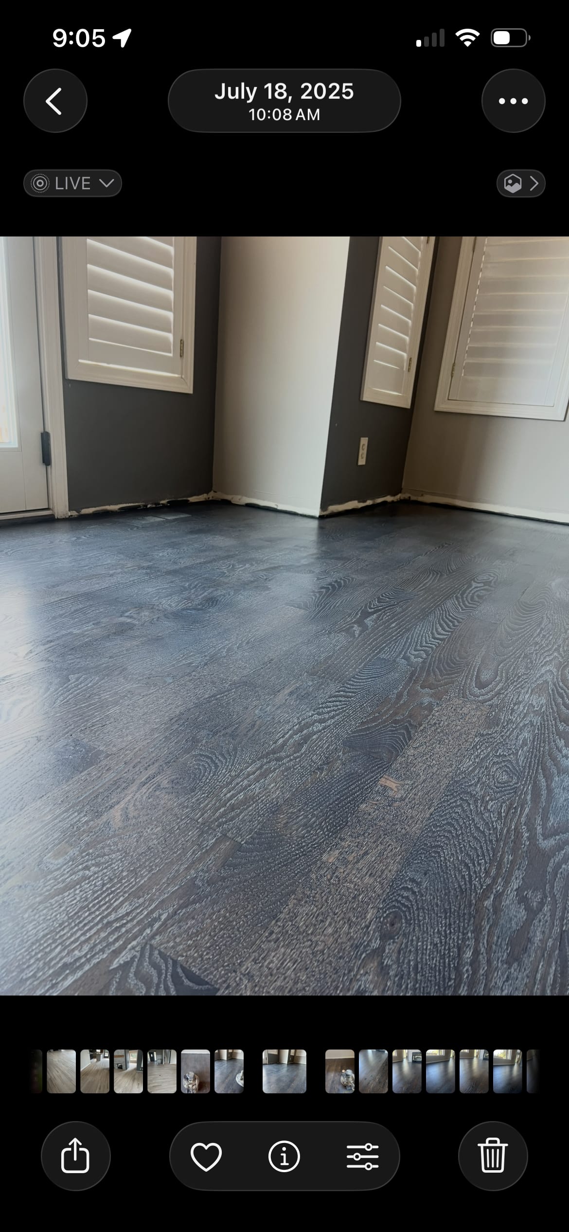 Custom hardwood floor project by Integrity Hardwood LLC, North Idaho