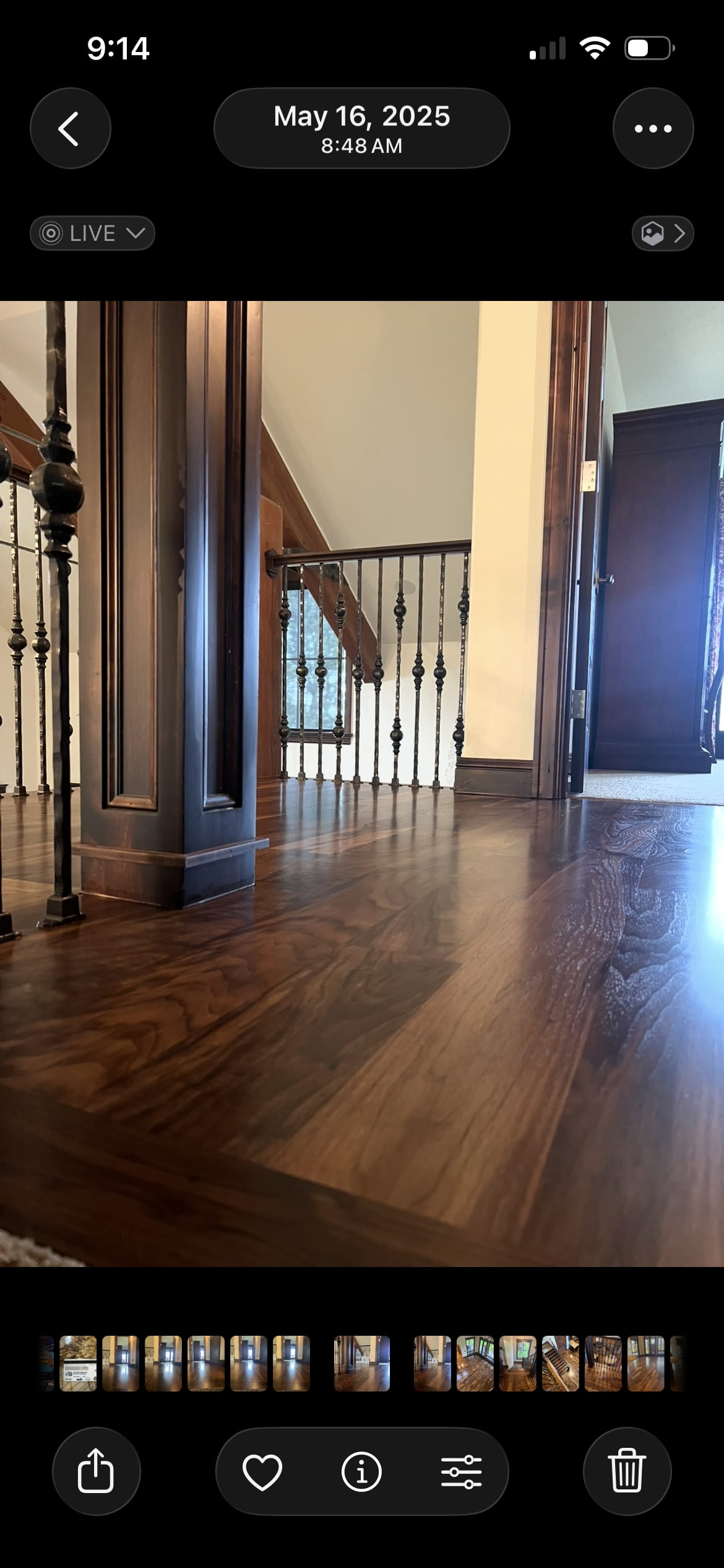 Custom hardwood floor project by Integrity Hardwood LLC, North Idaho