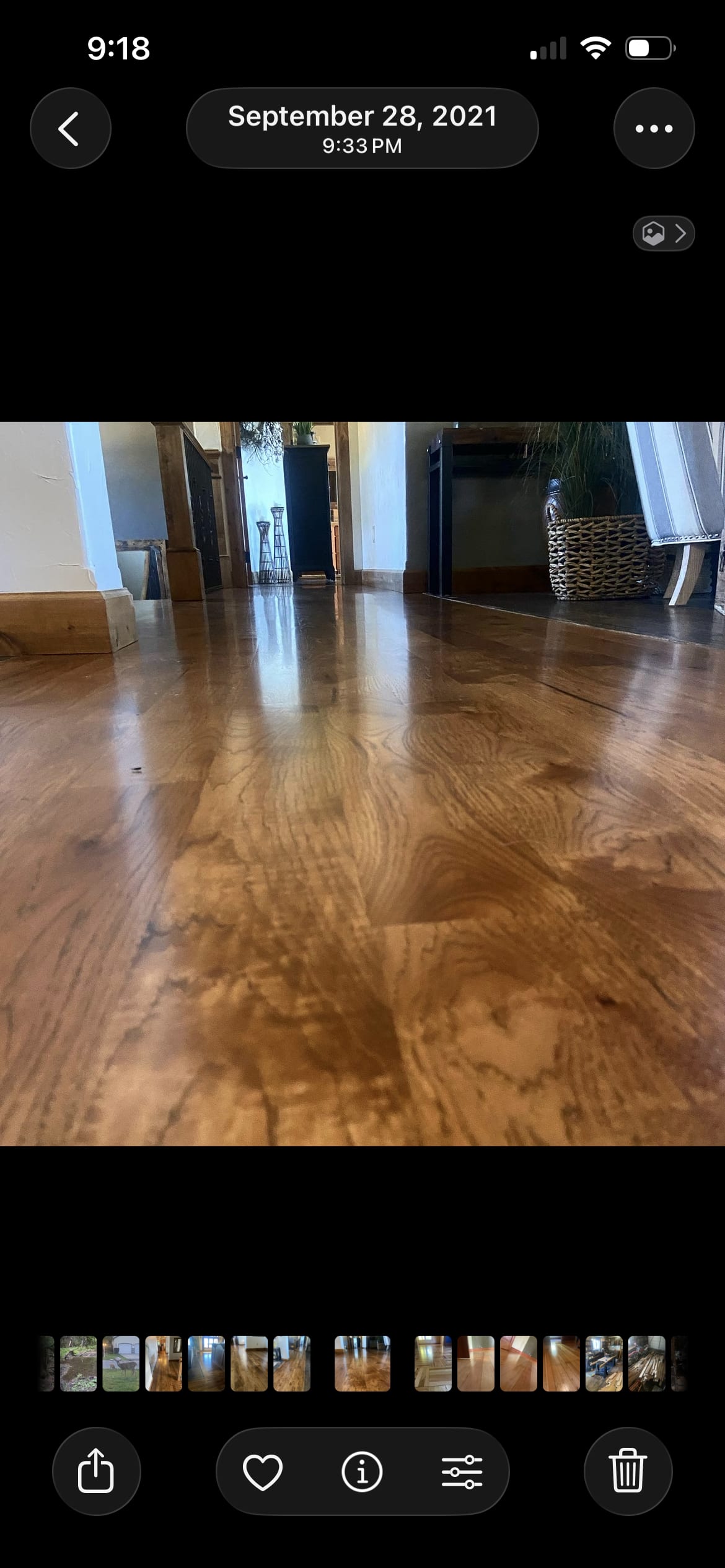 Custom hardwood floor project by Integrity Hardwood LLC, Rathdrum, Idaho