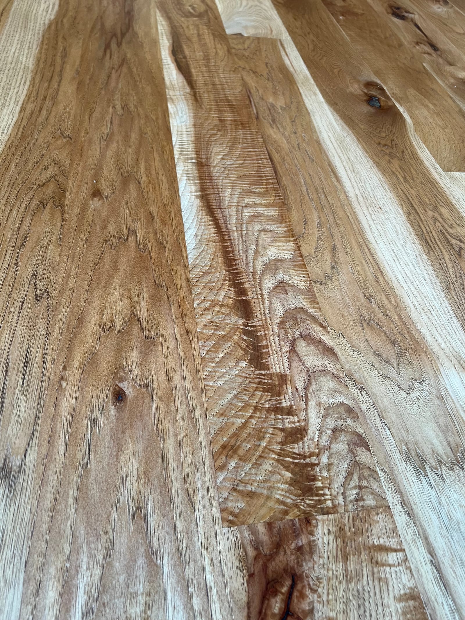 Custom hardwood floor project by Integrity Hardwood LLC, Post Falls, Idaho